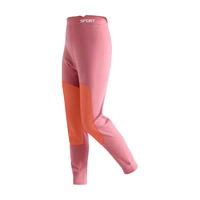 俞兆林儿童保暖裤男童女童双面绒校服宝宝德容护膝打底秋裤 深灰 110 【：95-105cm/30-35斤】