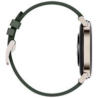 HUAWEI 华为 WATCH GT 2 秘境IP款 智能手表 42mm 银色不锈钢表壳 森林绿皮革表带 (GPS、血氧、心率)