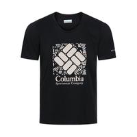 Columbia哥伦比亚户外21春夏新品男子针织短袖休闲T恤AE0403 103 S