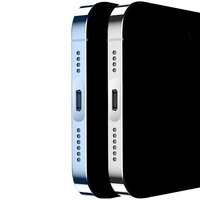 毕亚兹 苹果14\13\12系列金属电源口防刮贴 iPhone14promax充电口防刮金属贴膜 JM736