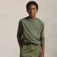 RALPH LAUREN 大童 长袖棉质T恤 多色可选