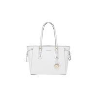 MICHAEL KORS 迈克·科尔斯 VOYAGER系列 女士牛皮托特包 30H7GV6T8L085 白色 中号