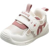 牧童宝宝鞋子2024秋季女童鞋卡通婴幼儿学步鞋软底关键鞋男童 话梅粉 15码 鞋内长12.0cm