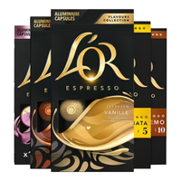 L'OR 胶囊咖啡LOR咖啡胶囊 兼容胶囊咖啡机Nespresso 1盒10粒装 5种口味50粒装（口味随机）