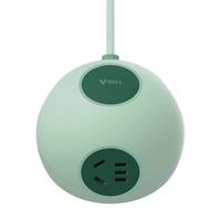 BULL 公牛 GNV-U103Q 三位五孔插座 极光绿
