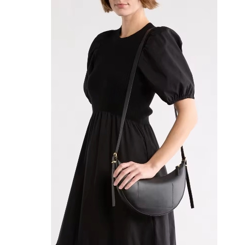 madewell 女士皮革迷你月牙包 二色可选