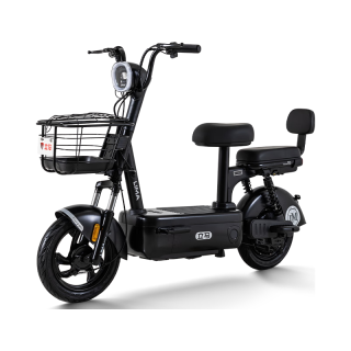 移动端、京东百亿补贴：立马电动车 电动自行车小叮当2.0新国标 &电动车48V21Ah石墨烯70KM长续航 &智能APP 油光黑