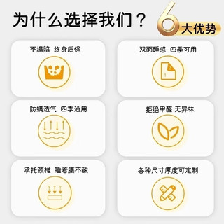 他米乐乳胶床垫任意尺寸榻榻米软垫儿童单人垫定做家用卧室宿舍 3cm厚【升级95D】赠内套 200cm * 100cm
