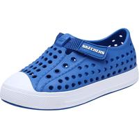 SKECHERS 斯凯奇 Cali Gear 男童洞洞鞋 91991N/RYL 浅灰色/宝蓝色 26码