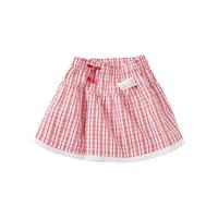 dave&bella 戴维贝拉 DBJ17228-2 女童短裤 红白格 90cm