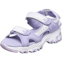 SKECHERS 斯凯奇 D'LITES系列 女童凉鞋 664133L/LVMT 薰衣草色/多彩色 33.5码