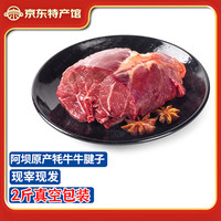 智田喜 牦牛肉牛腱子牛肋条牛腿肉牛排骨阿坝州高原草饲生鲜牛肉火锅食材 牦牛腱子肉2斤