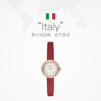 移动端：EMPORIO ARMANI 本命年手表 满天星水钻贝母红色石英女表 AR11475