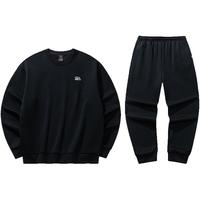 安踏(ANTA)logo卫衣男女23年春休闲针织穿搭情侣上衣 【小logo】