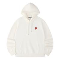 FILA FUSION系列运动卫衣男女同款宽松针织连帽上衣