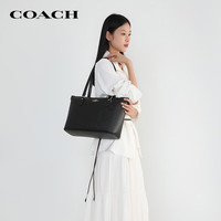 COACH 女士GALLERY大号单肩手提托特包黑色CV402
