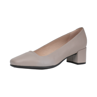 ecco 爱步 型塑系列 女士中跟单鞋 290503 灰粉色 39