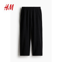 H&M 男装中腰宽松阔腿休闲裤
