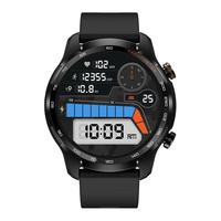 TicWatch GTW eSIM智能手表 47mm 曙光黑表壳 黑色硅胶表带（北斗、血压、GPS、血氧）