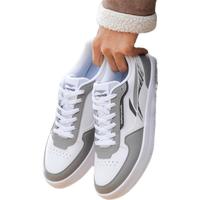 LI-NING 李宁 男子运动板鞋 AGCR197-2 鲨鱼灰/标准白 42