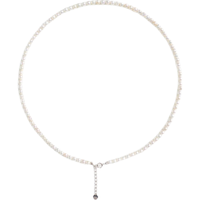 泰诗珍珠小米链高光微瑕 3-4mm 精选小米珠（近圆高光）