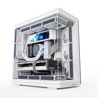 移动端、京东百亿补贴：爱国者 星璨 辰 屏显版 白色 游戏电脑台式