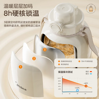美的 MK-DB06X19 5档调温恒温 0.55L 白色系 电热水壶