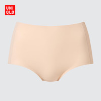 优衣库女装AIRism无痕短裤/空气衣高腰三角内裤482670 31 米色 M