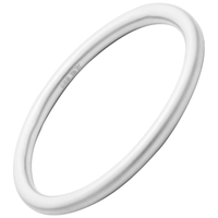 顺庆银楼 传承系列 B3802 简约万足银手镯 5.7cm 30g