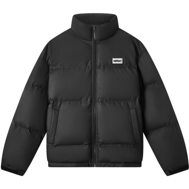 gxgjeans 美式冬季短款保暖立领羽绒服 黑色