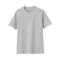 MUJI 無印良品 男士圆领短袖T恤 ABA01A1S 灰色 XL