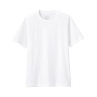 MUJI 無印良品 男士圆领短袖T恤 ABA01A1S 白色 S