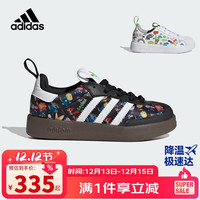adidas 童鞋秋儿童三叶草疯狂动物城SAMBA 360男女小童运动鞋T头鞋JP8626
