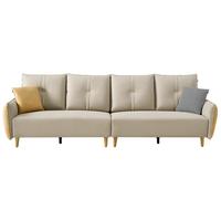 QuanU 全友 102668B 现代北欧沙发 左二+右二 燕麦米色
