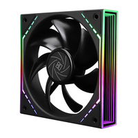 利民 TL-M12 12CM风扇 1500转速PWM S-FDB 轴承 幻彩无限镜框 12cm机箱风扇