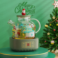 miquerkuqi 养生壶 1.2L 森谜绿 全玻璃恒温煮茶壶