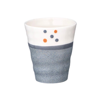 TOKI MINOYAKI 点彩渐变烟霭青手作陶瓷水杯