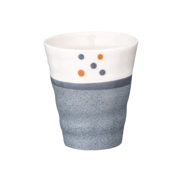 TOKI MINOYAKI 限量特卖餐具尾货卖一件少一件 先抢先得 点彩渐变烟霭青手作陶瓷水杯