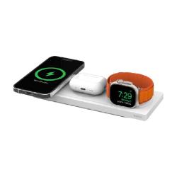贝尔金 三合一磁吸无线充适用于iPhone MagSafe快充充电器