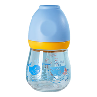 日康 RK-N1019 玻璃奶瓶 140ml 黄色 0月+
