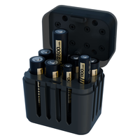 耐时5号7号可充电锂电池套装五号七号usb1.5V大容量充电仓玩具ktv话筒游戏手柄CCD相机智能门锁 【8仓锂电充电套装 5号6节+7号2节】