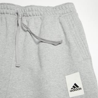 adidas 针织薄绒保暖束脚运动卫裤