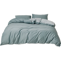 AIDLI 100S纯棉四件套新疆棉纯棉被套床单枕套 高支高密床上用品 加西亚蓝 1.5/1.8m床