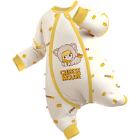ibaby 泡泡玛特小甜豆系列 儿童可拆袖分腿式睡袋 舒适款 芝士小鼠 120码