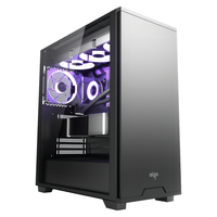 aigo 爱国者 F70 E-ATX机箱 半侧透 黑色
