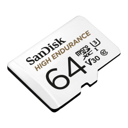 闪迪 耐擦写/自动覆盖 Micro SD卡  64GB