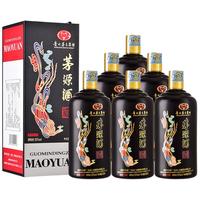 MOUTAI 茅台 黑金 茅源酒 53%vol 酱香型白酒 500ml*6瓶 整箱装