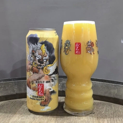 今日必买：或不凡 龙生九子系列 啤酒 烈性浑浊IPA啤酒 500ml*6瓶