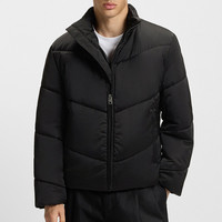HUGO BOSS 男款立领夹克棉服 秋冬新款时尚防风保暖运动