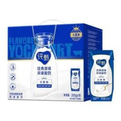 纯甄 蒙牛 纯甄原味酸奶 200g*16盒